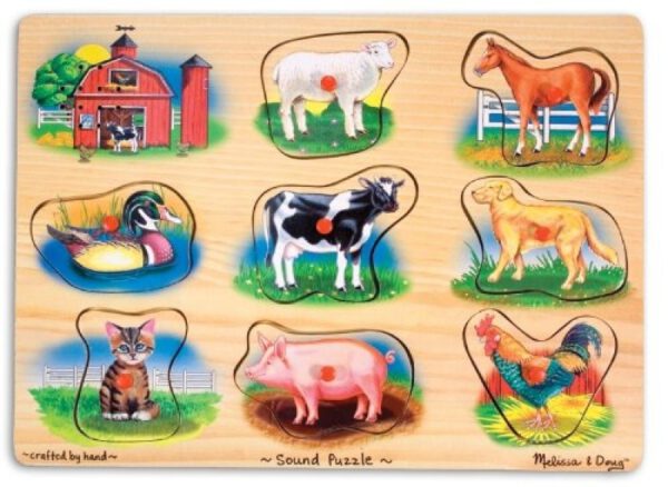 Geluidenpuzzel Boerderij klassiek