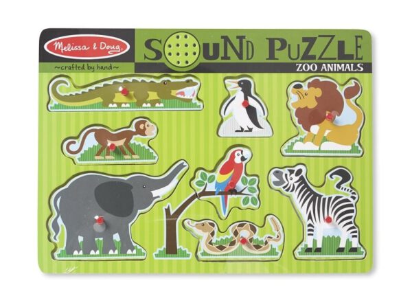 Geluidenpuzzel Dierentuin