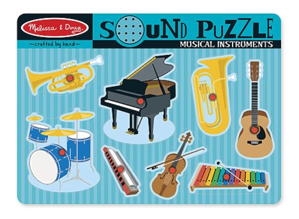 Geluidenpuzzel Muziekinstrumenten