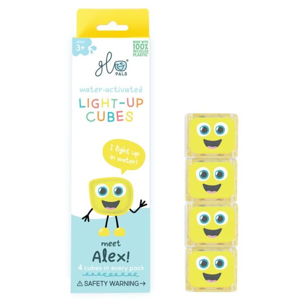 Glo Pals Light Up Cubes Geel Alex