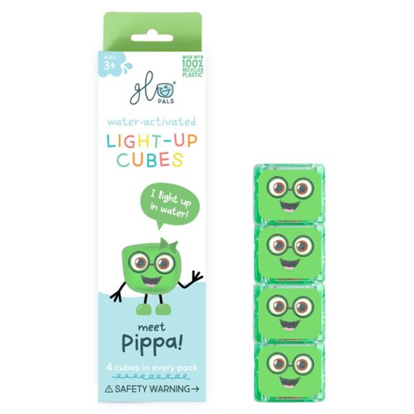 Glo Pals Light Up Cubes Groen Pippa