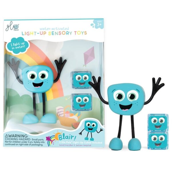 Glo Pals Light Up Sensory Toy Blauw Blair