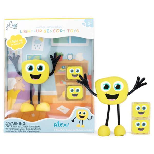 Glo Pals Light Up Sensory Toy Geel Alex