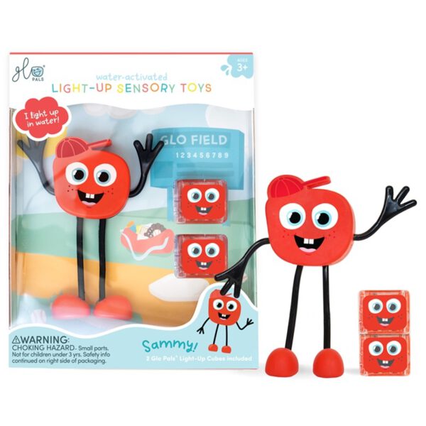 Glo Pals Light Up Sensory Toy Rood Sammy