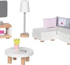 Goki Houten poppenhuis accessoires | Woonkamer