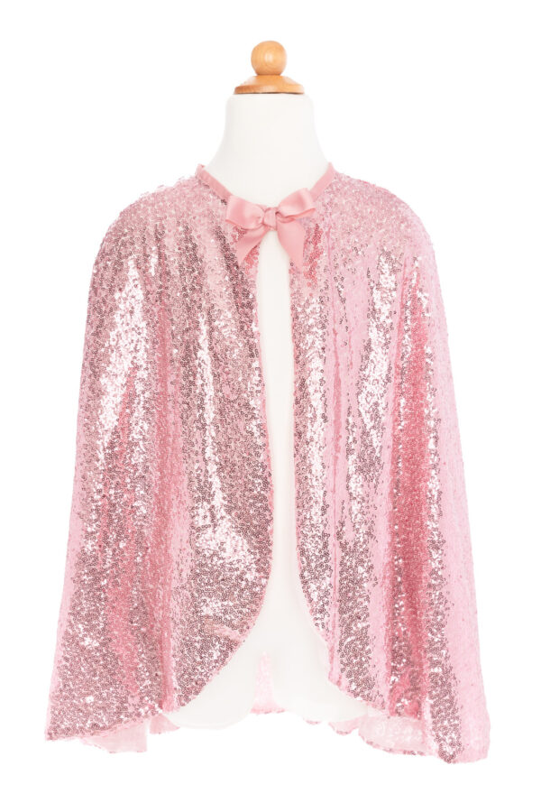 Great Pretenders Glitter cape roze 4-6 jaar