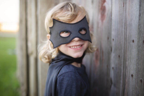 Great Pretenders Omkeerbare Cape Spider & Bat met masker 4-6 jaar