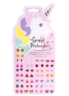 Great Pretenders Plakoorbellen Stick on Earrings Eenhoorn