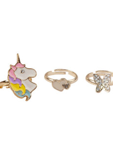 Great Pretenders Ring Unicorn 3 pack