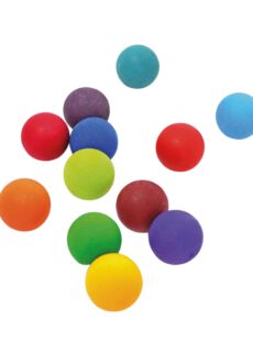 Grimm's Houten Ballen Regenboog 12 stuks