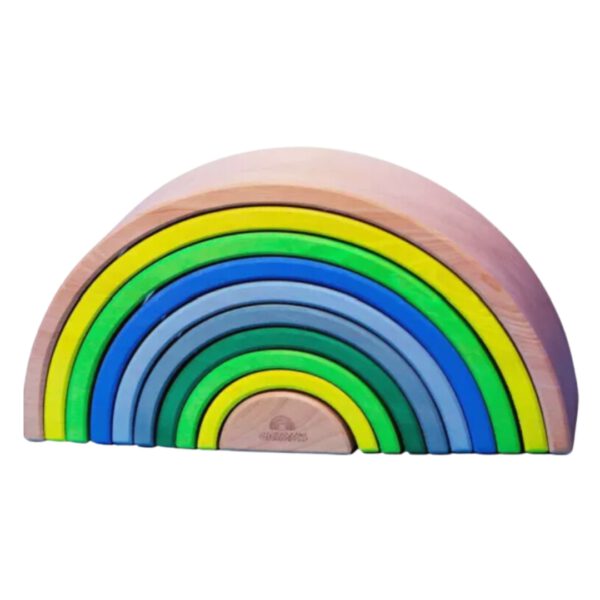 Grimm's Houten Regenboog Neon Groen