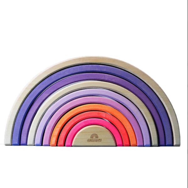 Grimm's Houten Regenboog Neon Roze