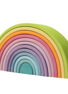 Grimm's Houten Regenboog Pastel Groot