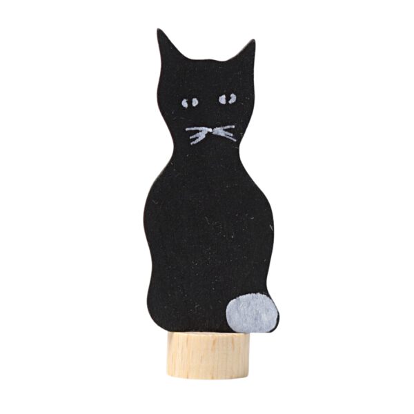 Grimm's Houten Steker Black Cat