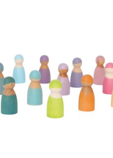 Grimm's Pastel Regenboog Vrienden 12 stuks