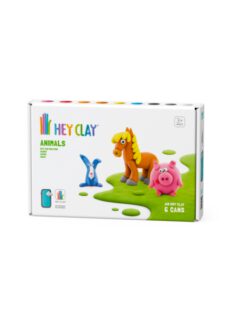 Hey Clay Interactieve Boetseerklei Animals (6 kleuren)