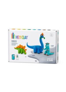 Hey Clay Interactieve Boetseerklei Dino's (6 kleuren)