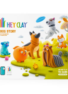 Hey Clay Interactieve Boetseerklei Dog Story (15 kleuren)