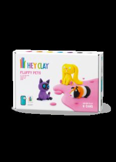 Hey Clay Interactieve Boetseerklei Fluffy Pets (6 kleuren)