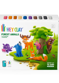 Hey Clay Interactieve Boetseerklei Forest Animals (15 kleuren)