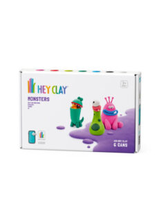 Hey Clay Interactieve Boetseerklei Monsters (6 kleuren)