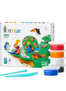 Hey Clay Interactieve Boetseerklei Vogels (15 kleuren)