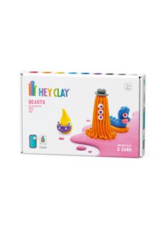 Hey Clay Interactieve Boetseerklei grappige monsters (6 kleuren)