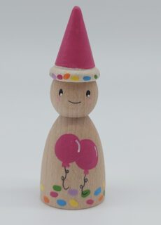 Houten Pegdoll Verjaardag