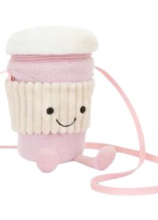 Jellycat Amuseable Coffee-To-Go Tasje Bag Pink