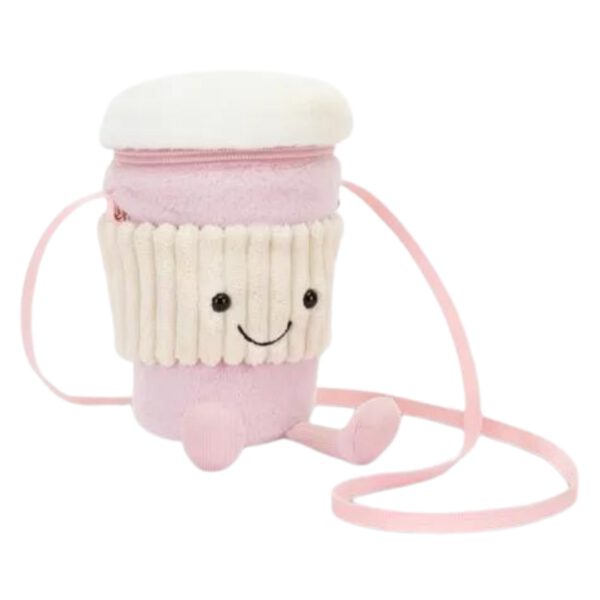 Jellycat Amuseable Coffee-To-Go Tasje Bag Pink