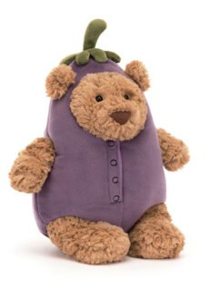 Jellycat Bartholomew Bear Aubergine