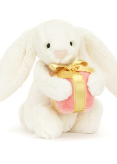 Jellycat Bashful Bunny with Present Little