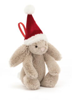 Jellycat Bashful Christmas Bunny Decoration