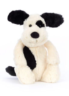 Jellycat Knuffel Bashful Black & Cream Puppy Original