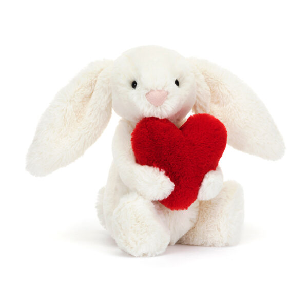 Jellycat Knuffel Bashful Red Love Heart Bunny Little