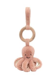 Jellycat Odell Octopus Wooden Ring Toy