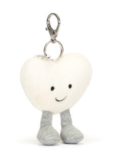 Jellycat Sleutelhanger Amuseable Cream Heart Bag Charm