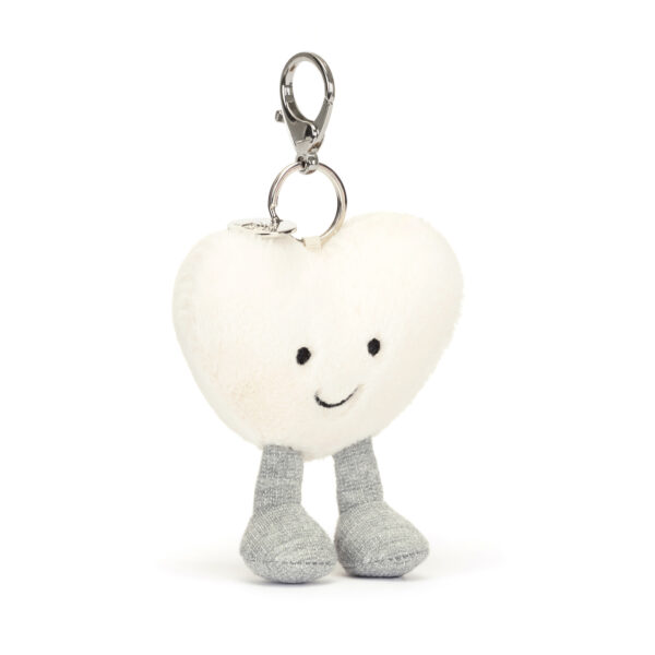 Jellycat Sleutelhanger Amuseable Cream Heart Bag Charm