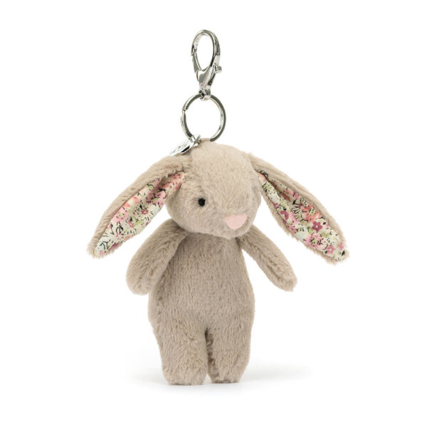 Jellycat Sleutelhanger Bashful Blossom Bunny Beige Bag Charm