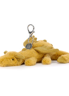 Jellycat Sleutelhanger Golden Dragon Bag Charm