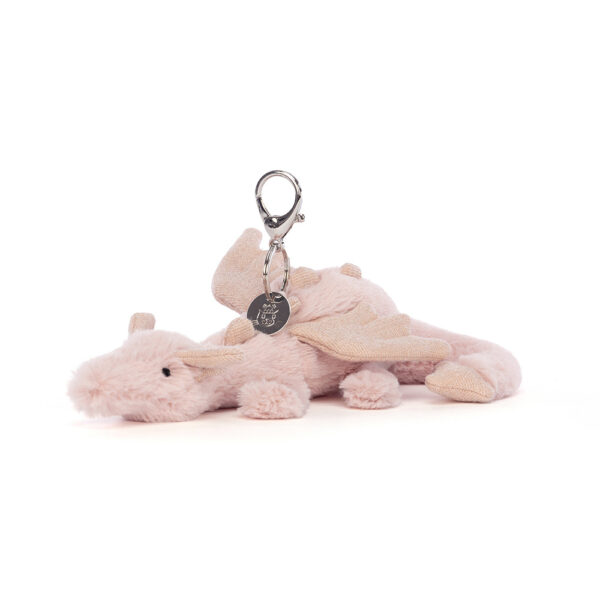 Jellycat Sleutelhanger Rose Dragon Bag Charm