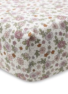 Jollein Hoeslaken Jersey 40/50x80/90cm Retro Flowers