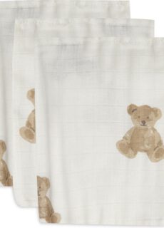 Jollein Hydrofiel Washandje 15x20cm Teddy Bear (3pack)