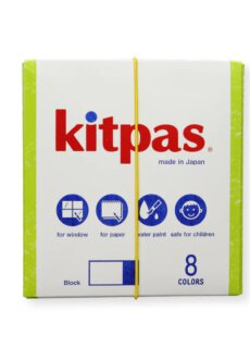 Kitpas Uitwisbaar (raam)blok krijt 8 stuks