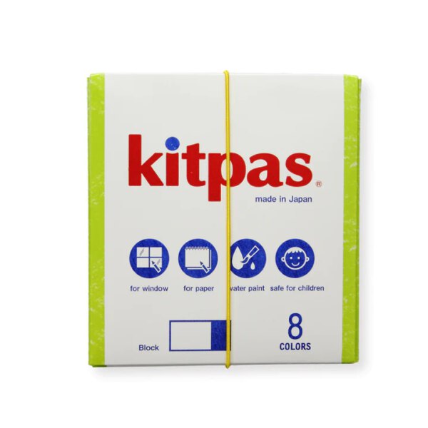 Kitpas Uitwisbaar (raam)blok krijt 8 stuks