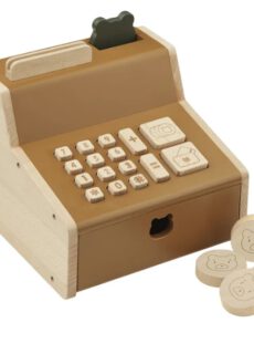 Liewood Houten Kassa Buck Cash Register Golden Caramel Multi Mix