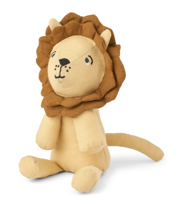 Liewood Knuffel Halfdan Lion Yellow Mellow maat L