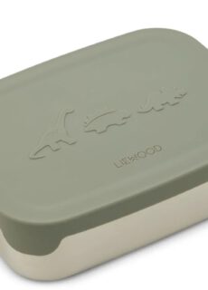 Liewood Lunchbox Nina Dino Faune Green