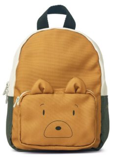 Liewood Rugzak Saxo Backpack | Mr Bear Golden Caramel