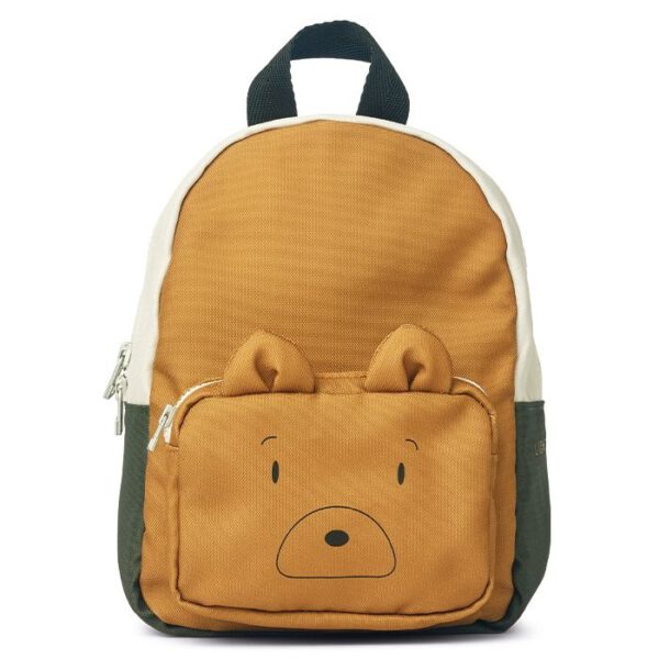 Liewood Rugzak Saxo Backpack | Mr Bear Golden Caramel